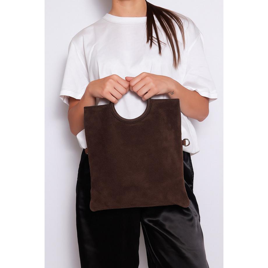 Gave Lux Borsa a mano Zelia in camoscio  