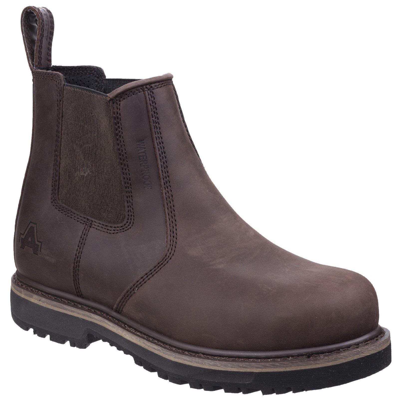 Image of As231 Leder Dealer Stiefel Unisex Braun 40