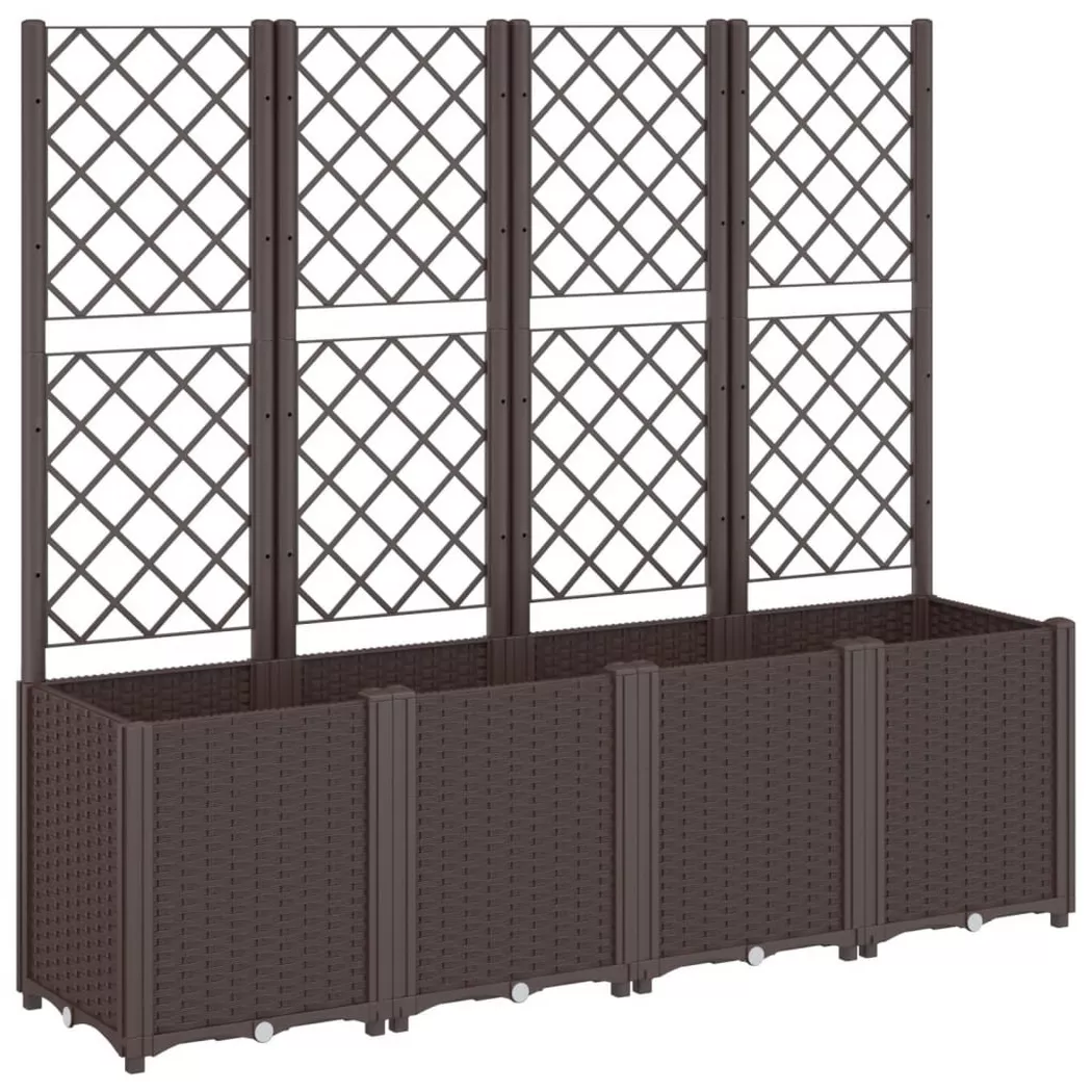 VidaXL - Jardinière polypropylène, One Size, Marron