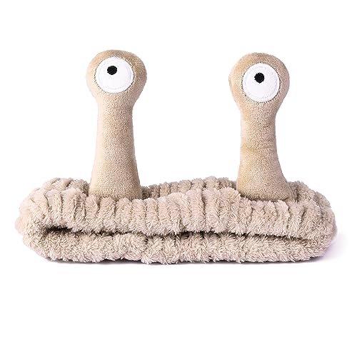 Image of Gesicht Waschen Stirnband Palme Und Schnecke Spa Haarbänder Make Up Damen beige ONE SIZE