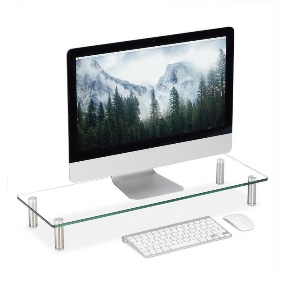 Bildschirmständer aus Glas