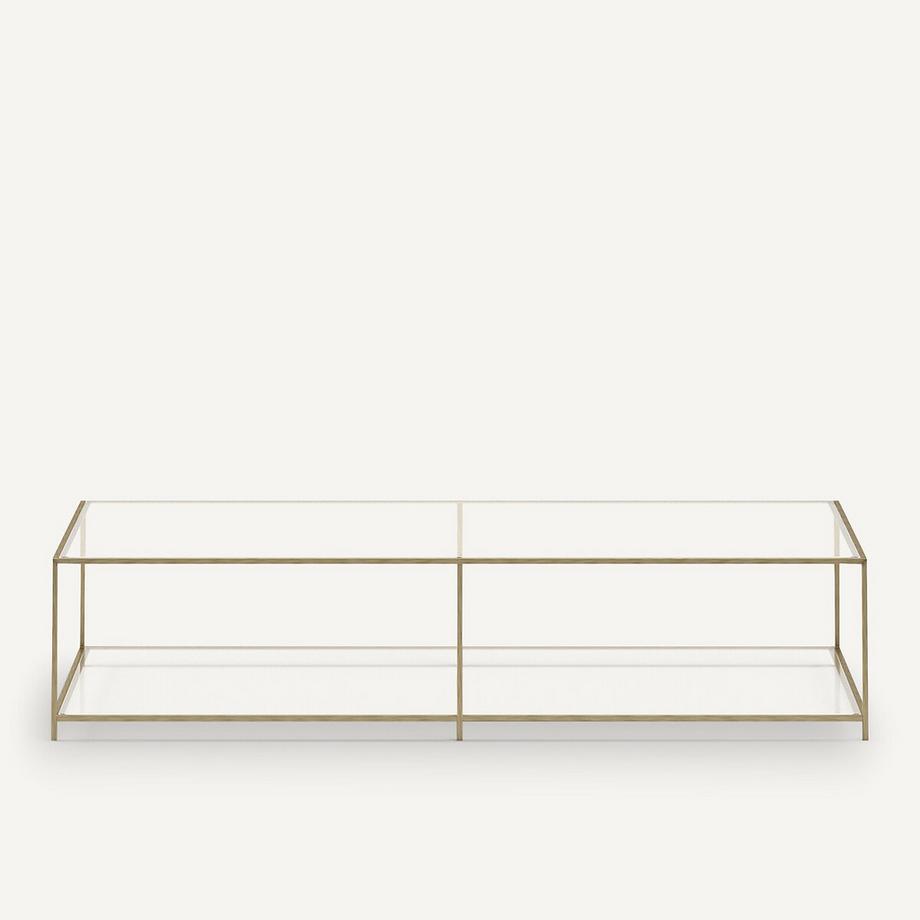 AM.PM Table basse rectangulaire verre trempé  