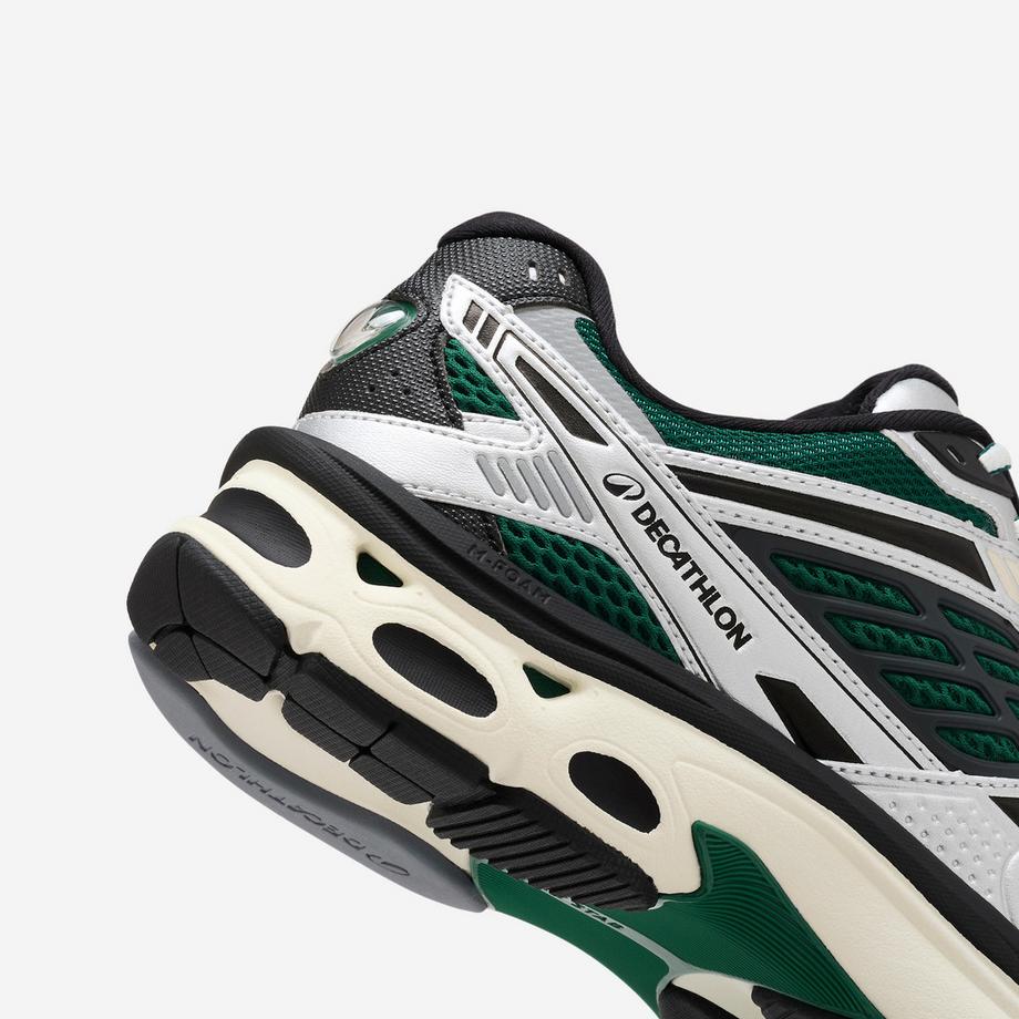 DECATHLON Low-top Sneakers Dämpfung Polyester -Turnschuhe RR2K, dunkelgrün, 