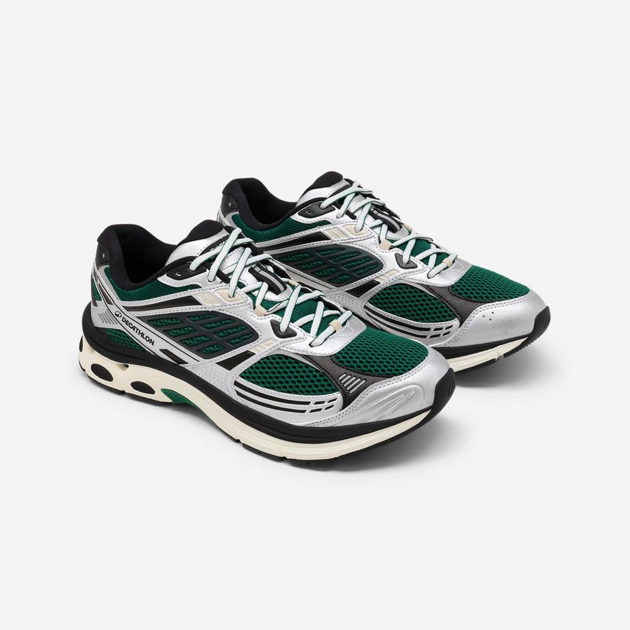 DECATHLON Low-top Sneakers Dämpfung Polyester -Turnschuhe RR2K, dunkelgrün, 