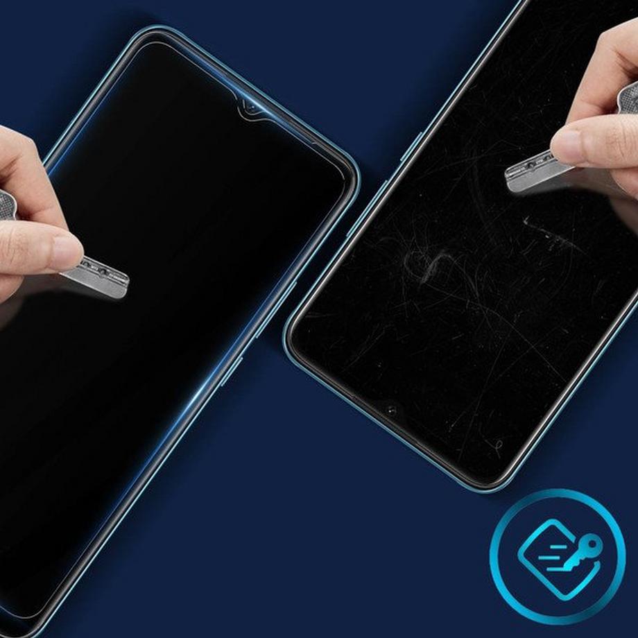 Avizar  Verre Trempé Oppo A15 / A16 Noir 