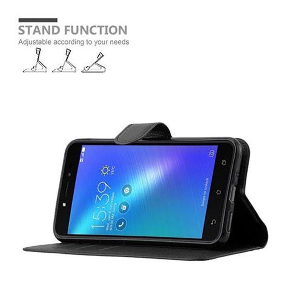 Cadorabo  Hülle für Asus ZenFone LIVE / 3 GO Standfunktion, Kartenfach 