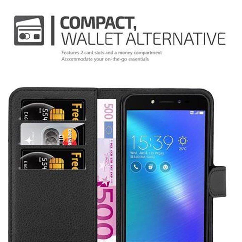 Cadorabo  Hülle für Asus ZenFone LIVE / 3 GO Standfunktion, Kartenfach 