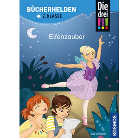 Die drei !!!, Bücherhelden 2. Klasse, Elfenzauber Ambach, Jule; Rau, Katja (Illustrationen) Copertina rigida 