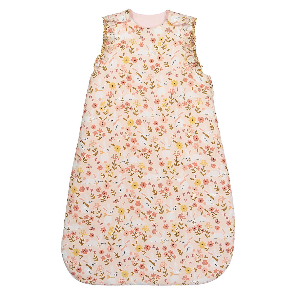 Image of Baby-schlafsack Lapin Fleuri Unisex Rosa 0-6M