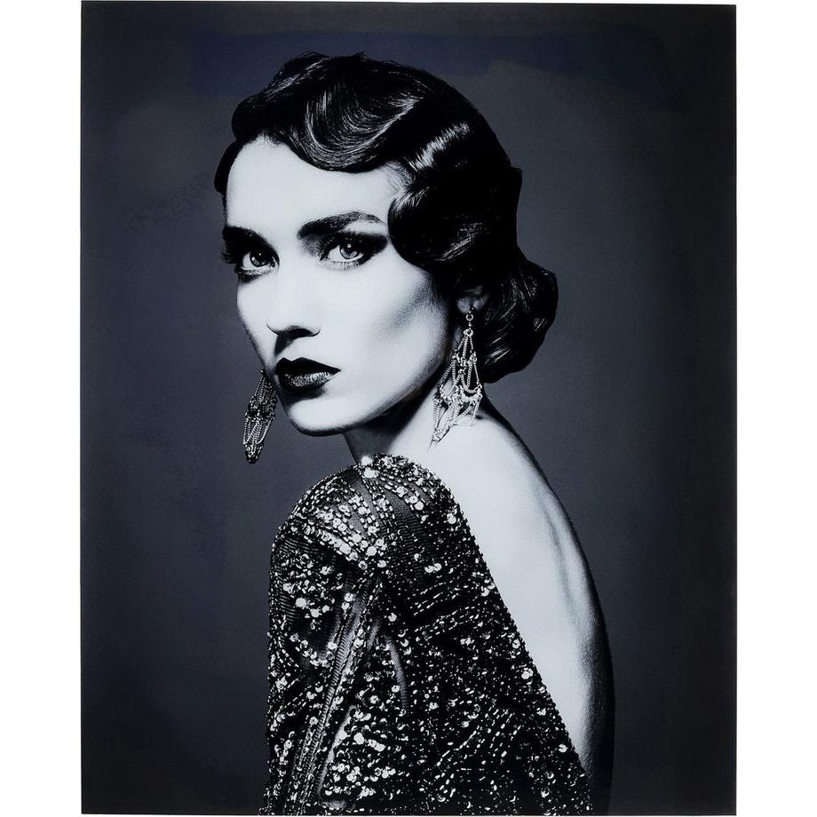 KARE Design Bild Glas Beauty Lady 150x120cm  