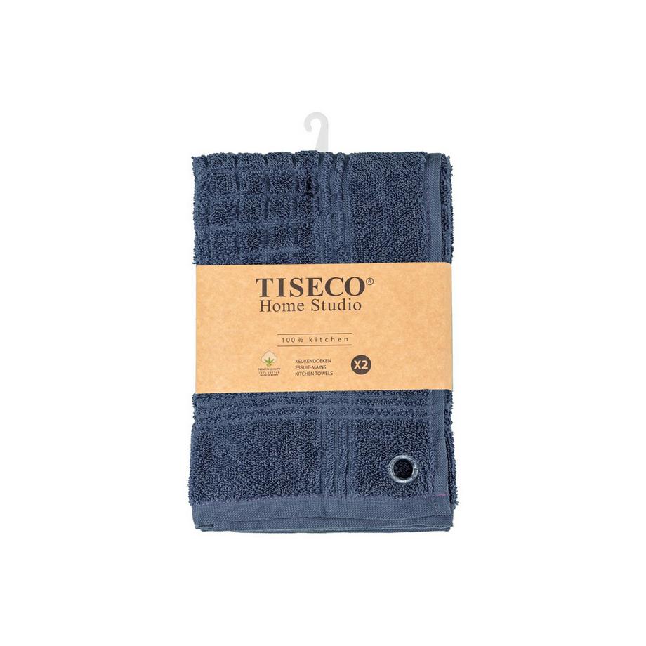 Tiseco Frottiertuch quadratischh PHARAO - 2er Set  
