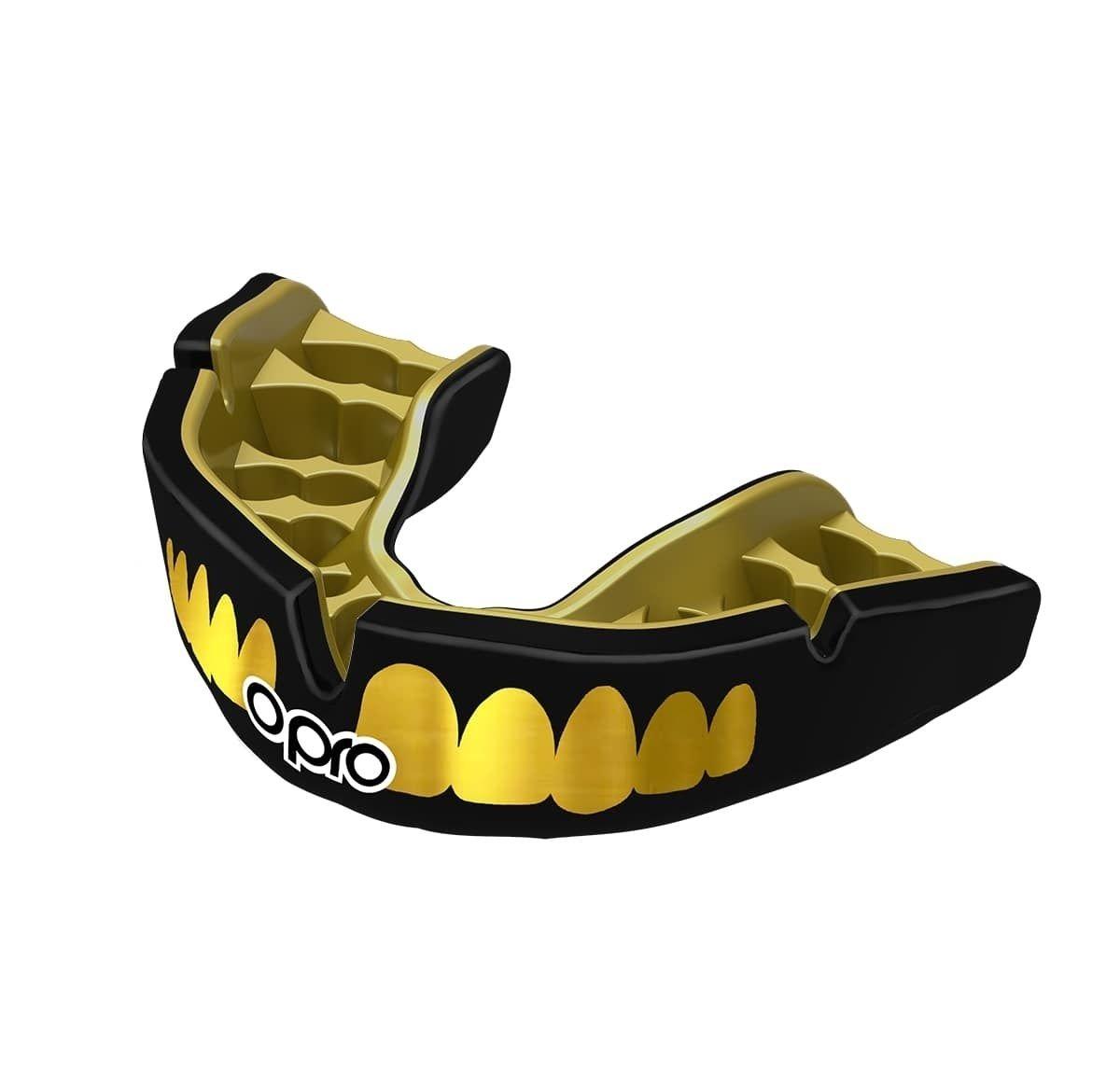 Image of Opro Instant Custom Teeth - Black/gold/gold Unisex Schwarz ONE SIZE