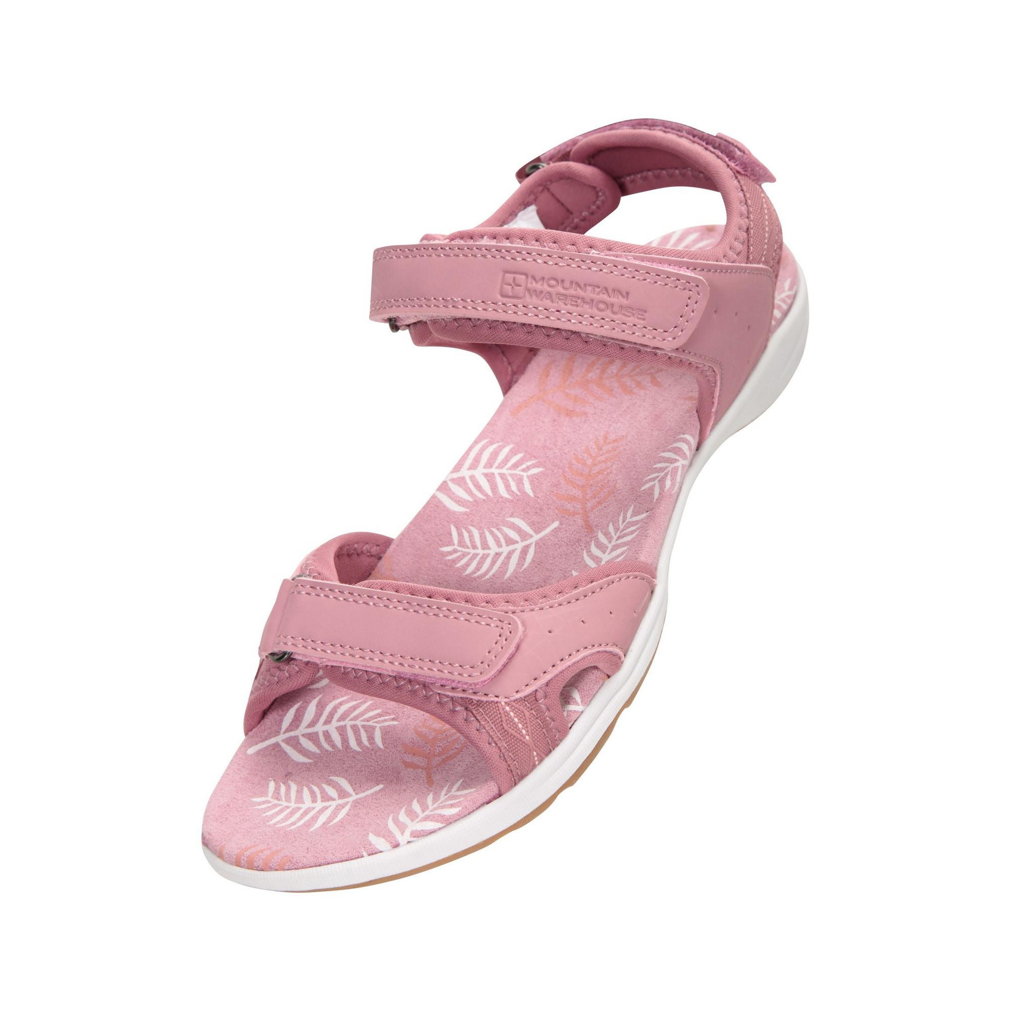Image of Sandalen Athens, Blätter Damen Pink 38