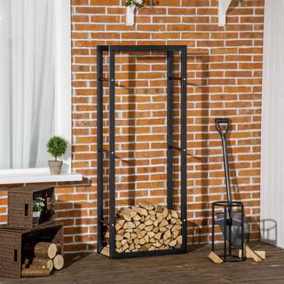 Northio Ripiano in legno Supporto verticale in legno Capacità 100 kg Metallo 60 × 25 × 150 cm  