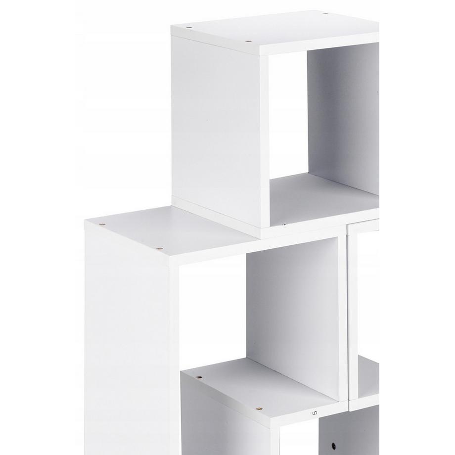 B2X Bücherregal, modularer Schrank, Kommode, Regale, WEISS  