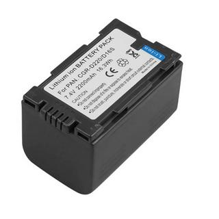 Avizar  Batteria 7.4V 2200mAh Videocamera compatibile Panasonic CGR-D220 