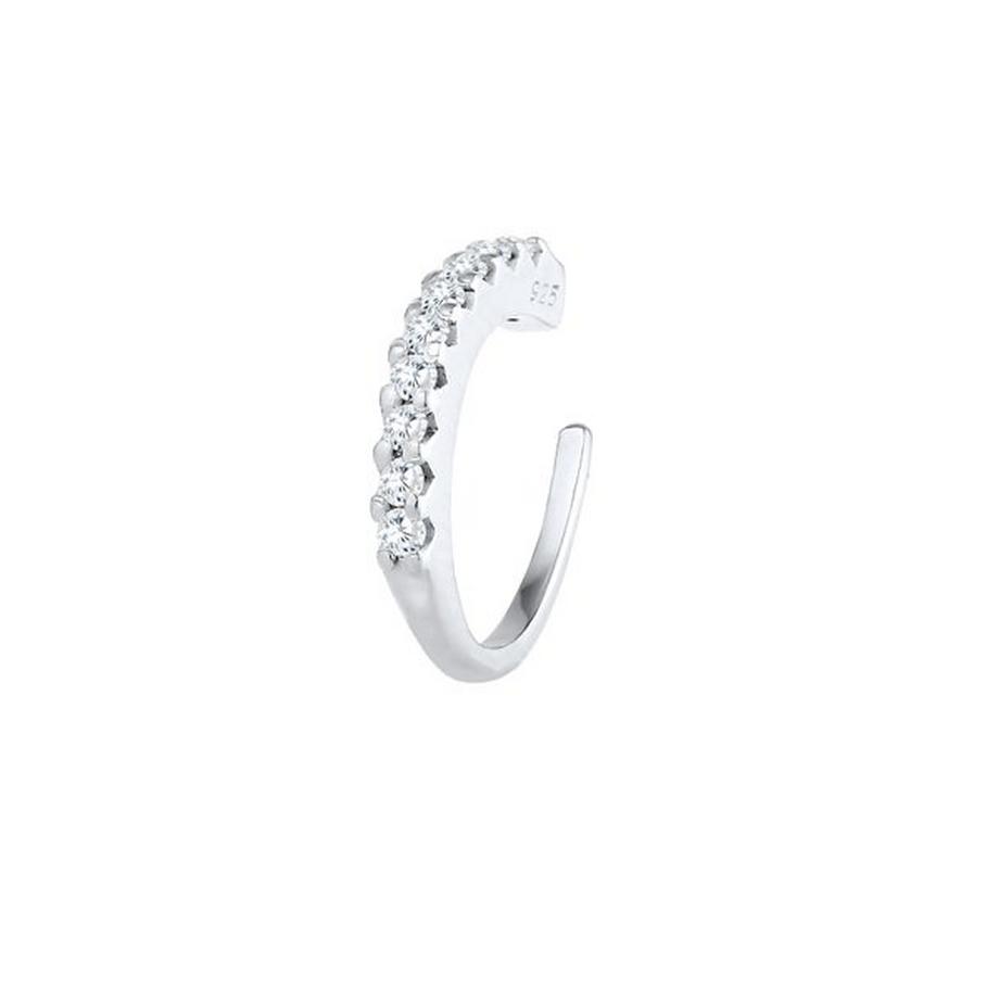 Elli  Ohrringe Single Earcuff Zirkonia 