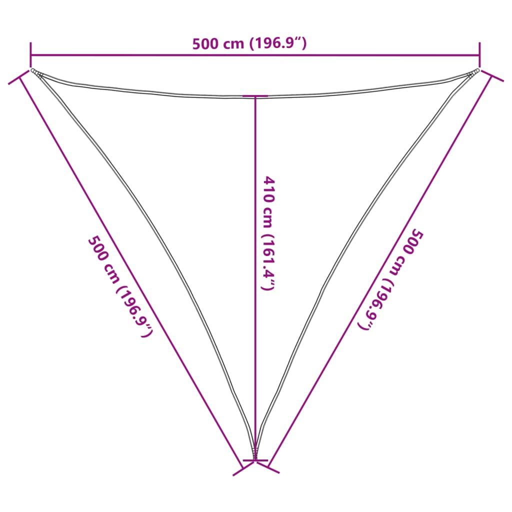 VidaXL Voile d'ombrage  