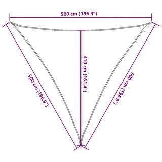 VidaXL Voile d'ombrage  