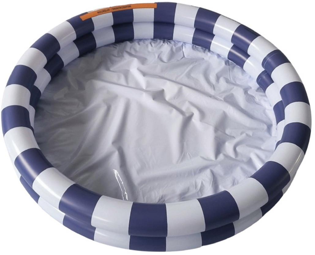 Swim Essentials  Baby Pool Blue White Stripes 