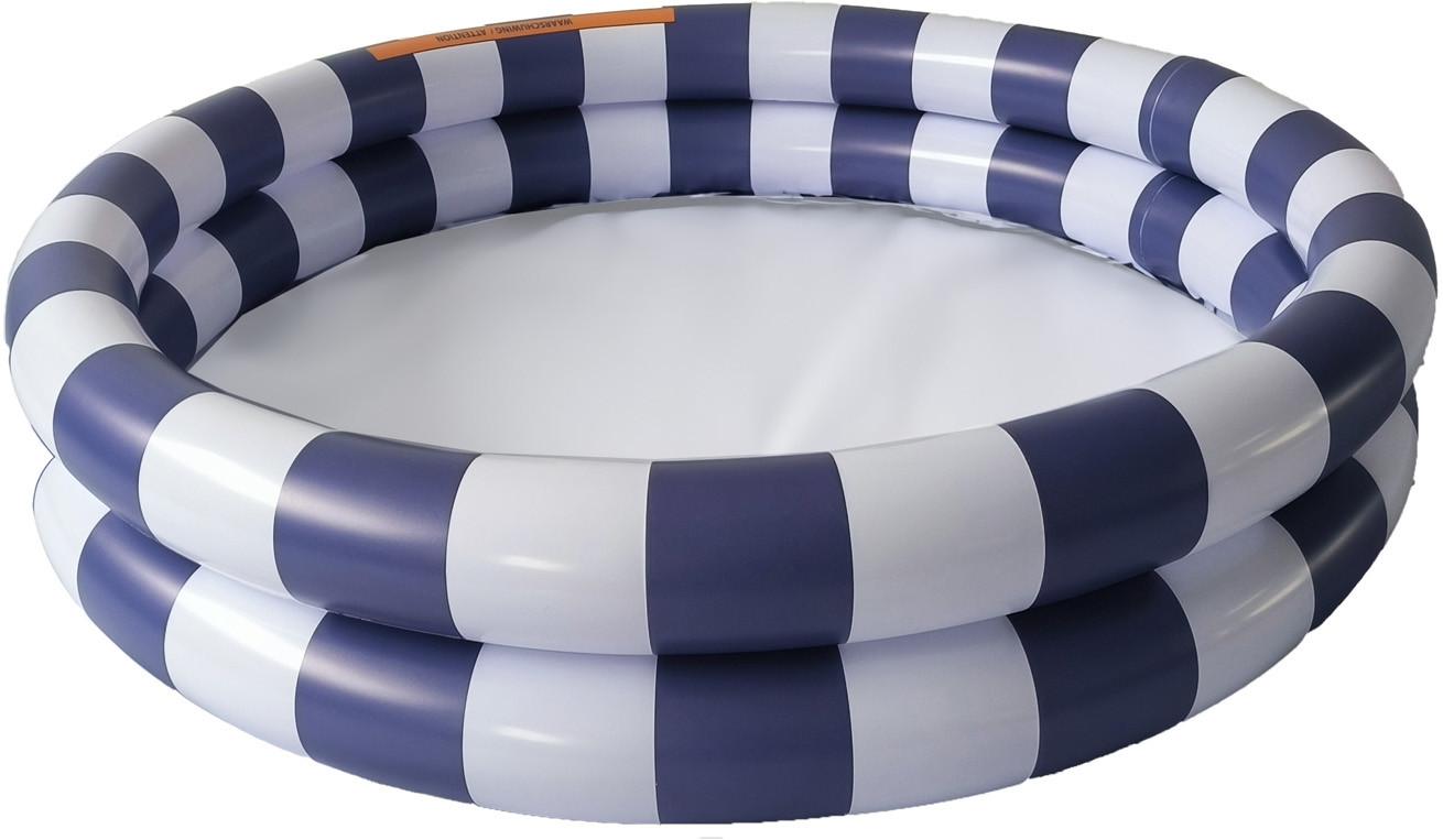 Swim Essentials  Baby Pool 100cm Blue White Stripes 