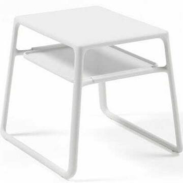 Table d&#039;appoint de jardin Pop blanc 44