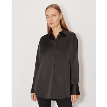 Blouse en satin Zanza Droit