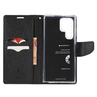 Mercury  Galaxy S22 Ultra - Etui Goospery Fancy coque noir 