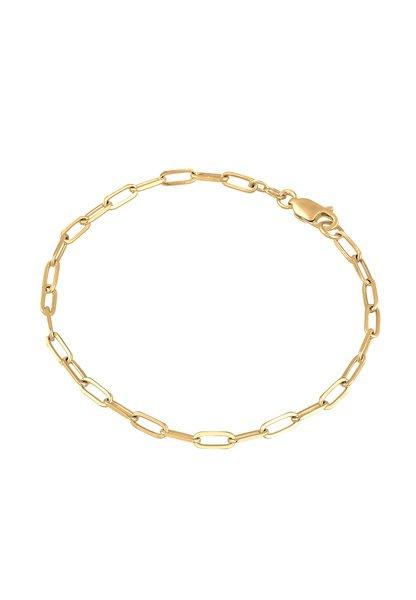 Elli  Armband Glieder Oval Basic Chunky Chains Optik 