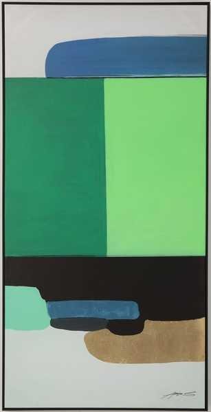 Image of Gerahmtes Bild Abstract Shapes 73x143 Gerahmtes Bild Abstract Shapes 73x143