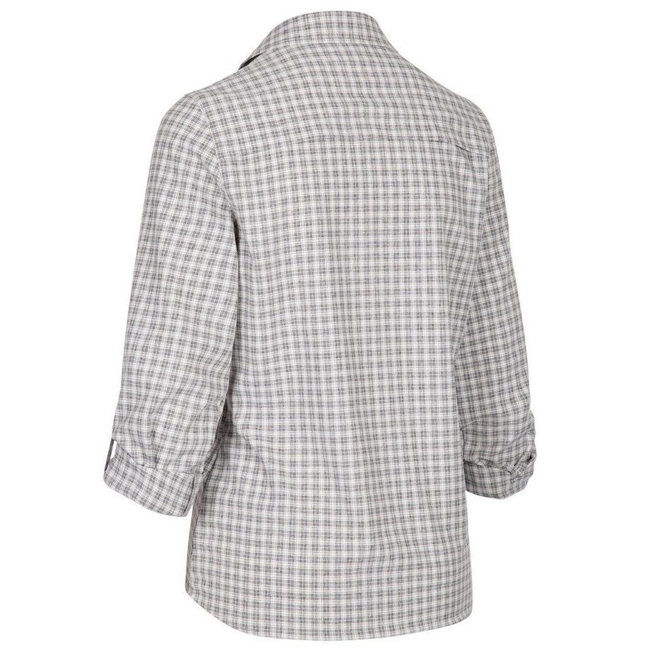 Trespass Camicia a Maniche Arrotolabili a Quadri  