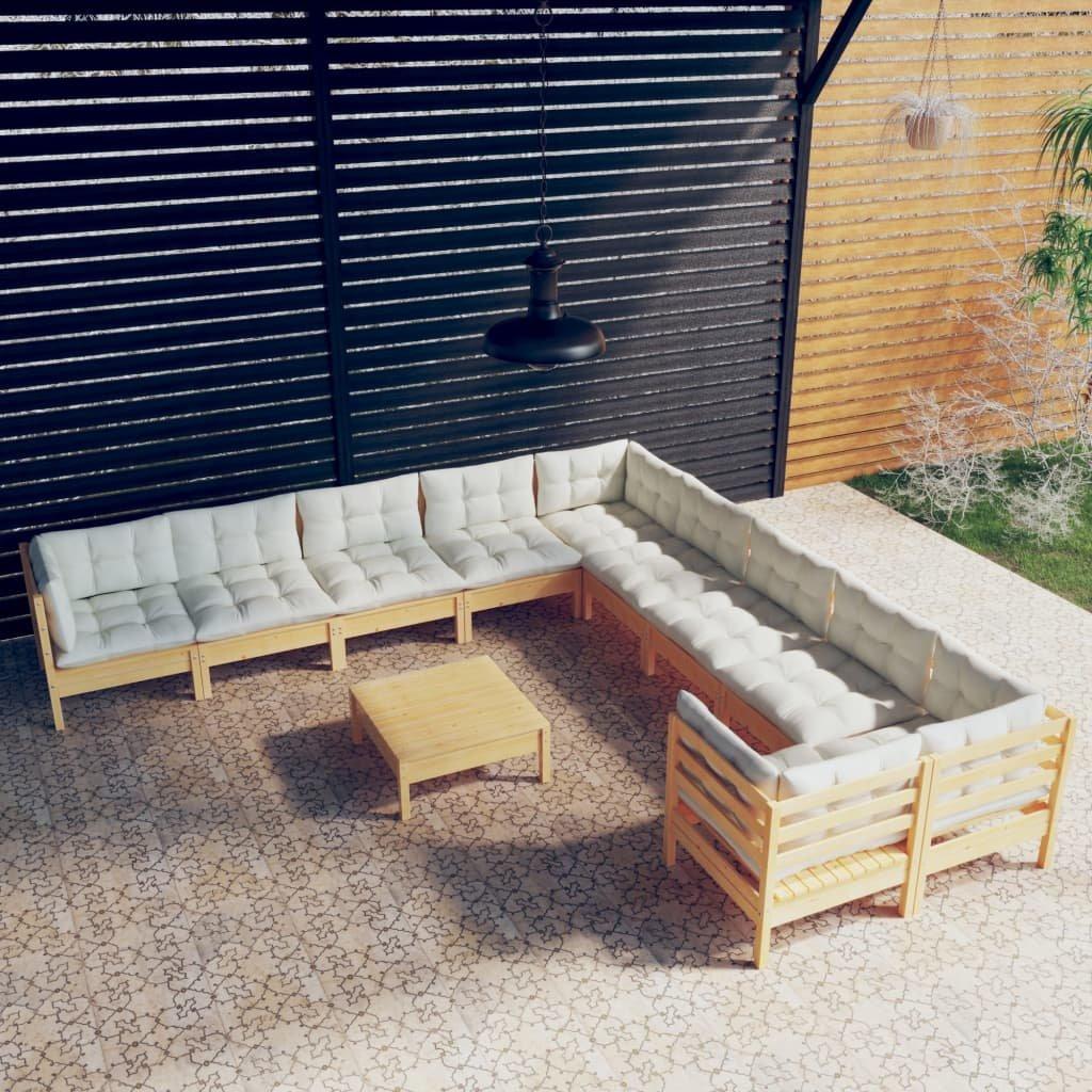 VidaXL Garten-lounge-set kiefernholz  