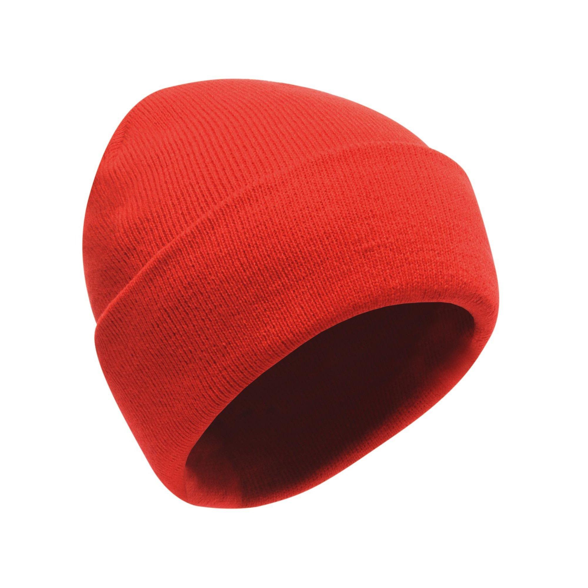 Image of Standout Axton Beanie Herren Rot Bunt ONE SIZE