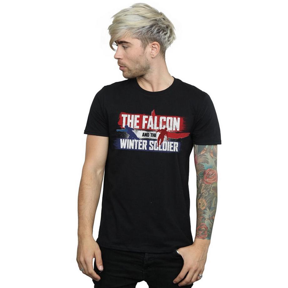 MARVEL The Falcon and The Winter Soldier T-Shirt Stampa Grafica  