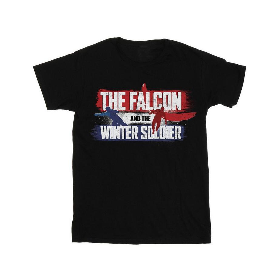 MARVEL The Falcon and The Winter Soldier T-Shirt Stampa Grafica  