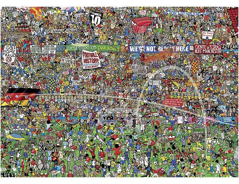 Heye  Puzzle Football History (3000Teile) 