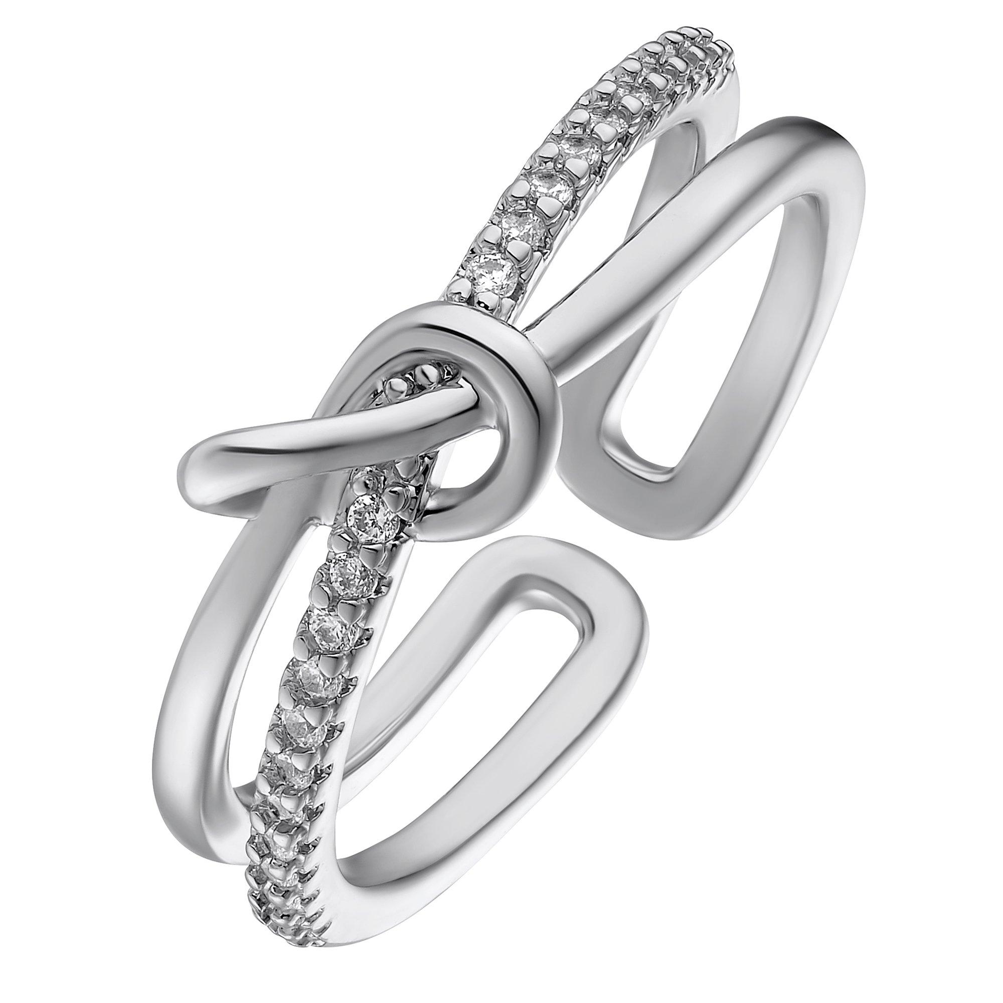 Image of Zina Silberfarben Poliert Damen Silber 52