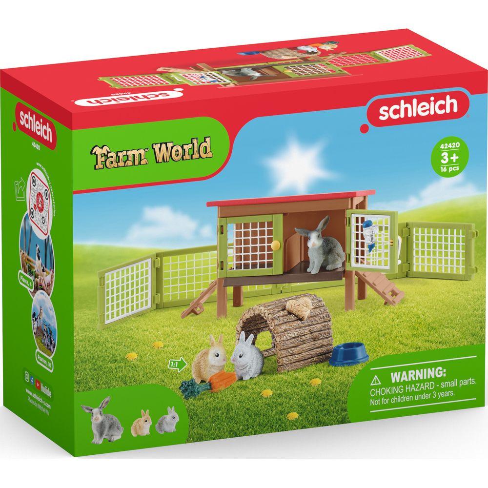 Schleich  Farm World Kaninchenstall 