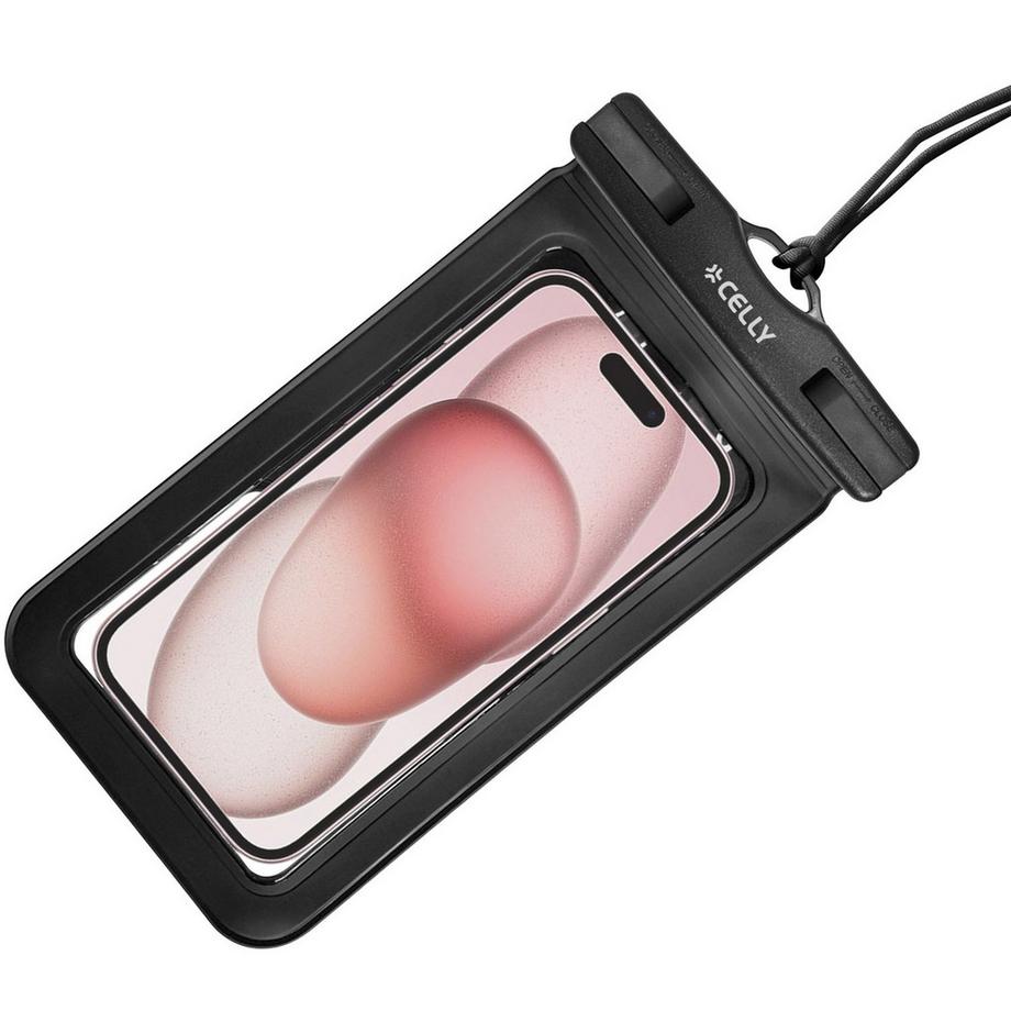 Borsa impermeabile Splashbag IP68 max 6,9" Nero