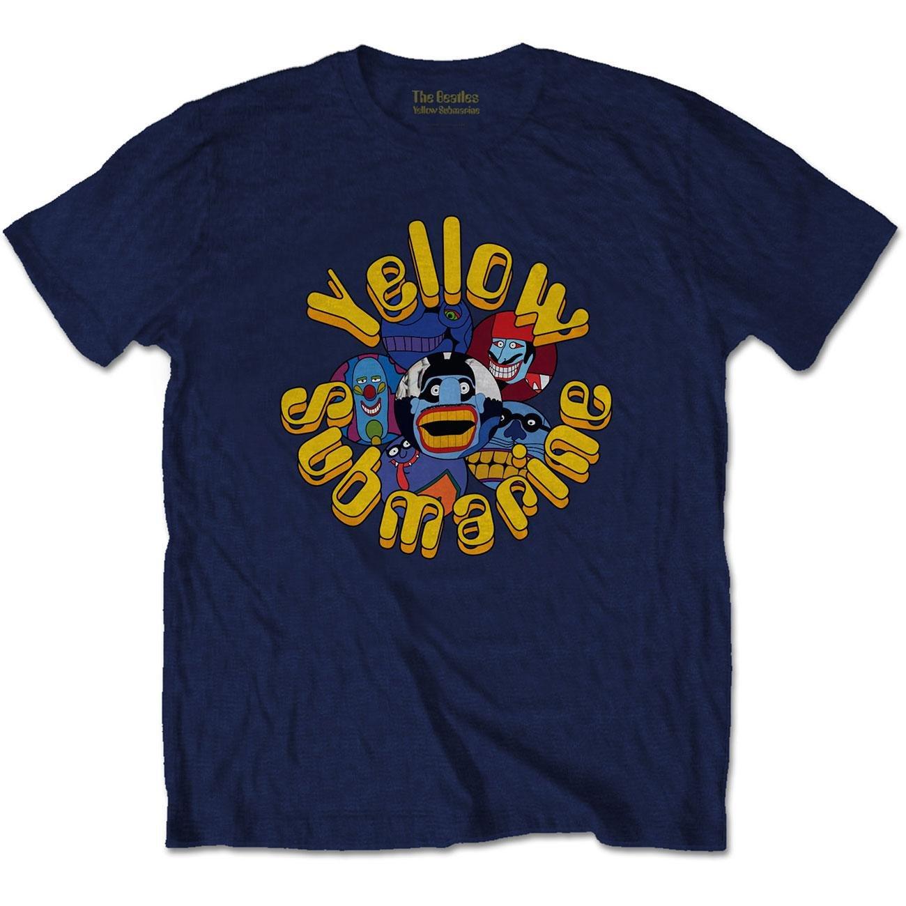 Image of Yellow Submarine Baddies Tshirt Damen Marine S