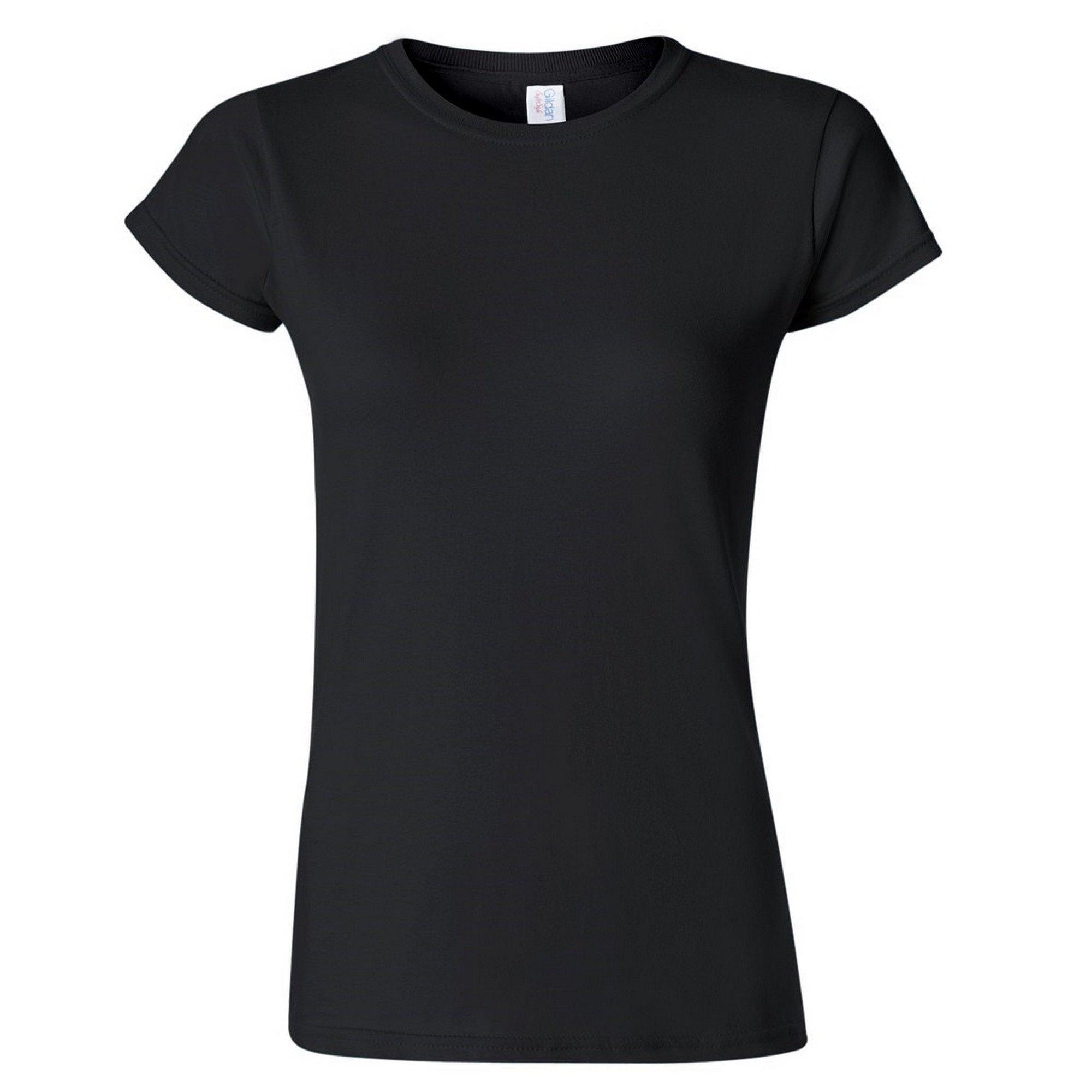 Image of Soft Style Kurzarm Tshirt Damen Schwarz M