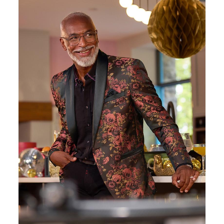 Joe Browns Blazer con motivo floreale e collo a scialle  