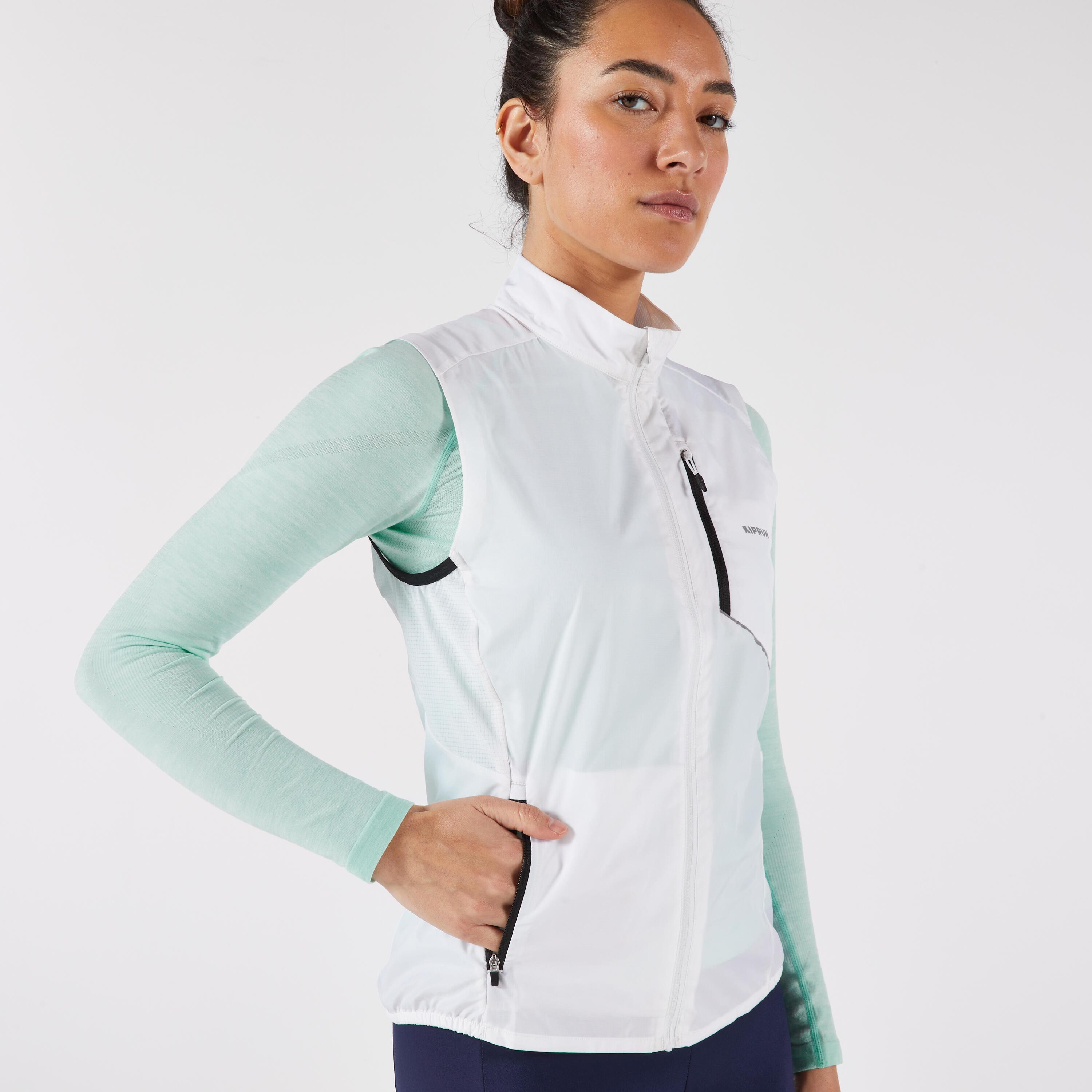 KIPRUN Run Wind 500 Gilet da corsa antivento  
