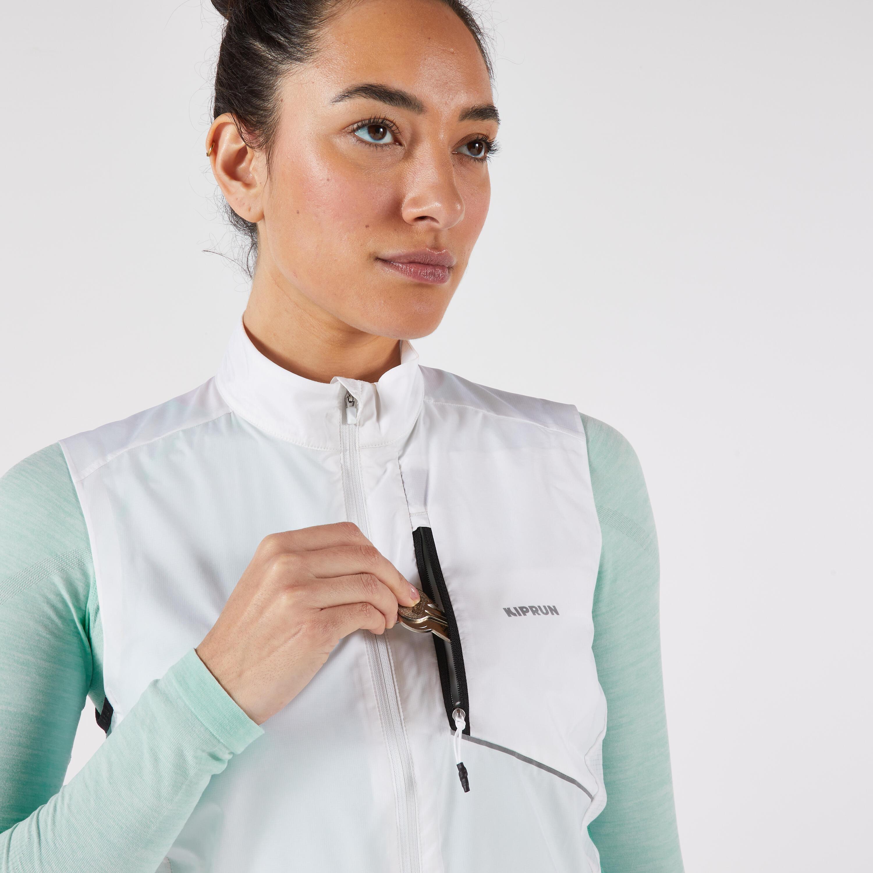 KIPRUN Run Wind 500 Gilet da corsa antivento  