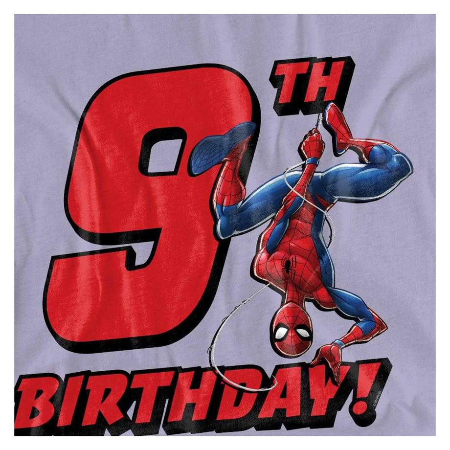 Spider-Man 9. Geburtstag T-Shirt  