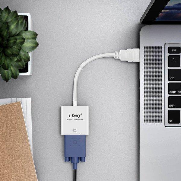 Avizar  HDMI auf VGA Adapter LinQ – Weiß 