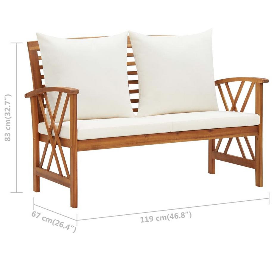 VidaXL Banc de Jardin  