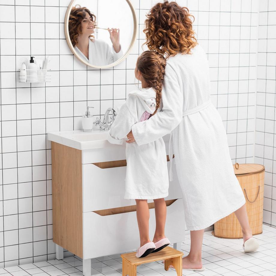 Northix Tritthocker aus Bambus  