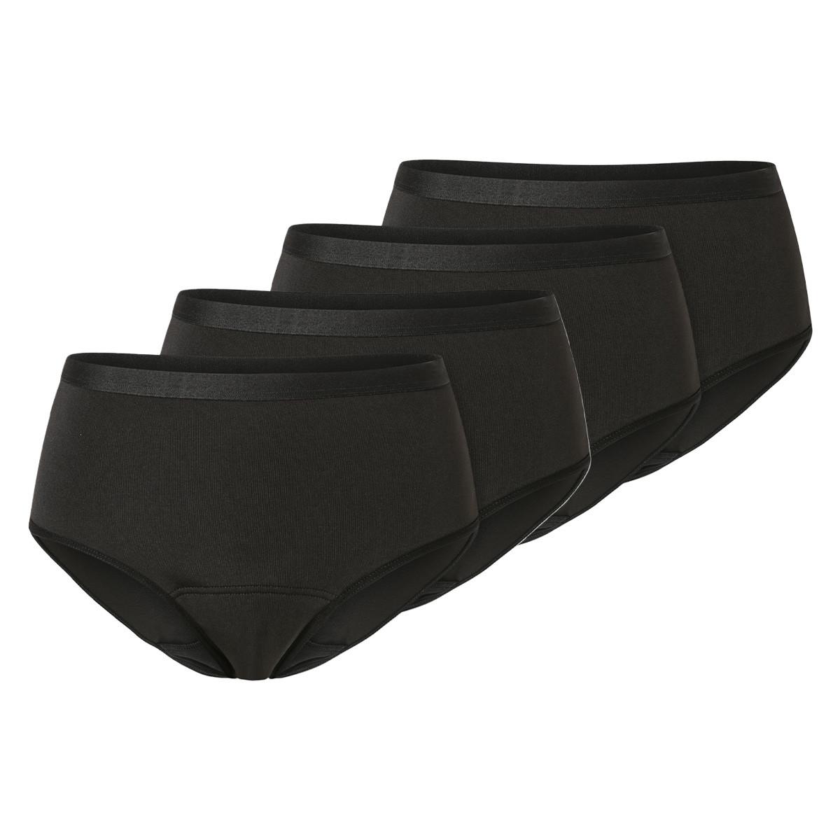 Schiesser Secret Care Lot de 4 Culottes de Période  