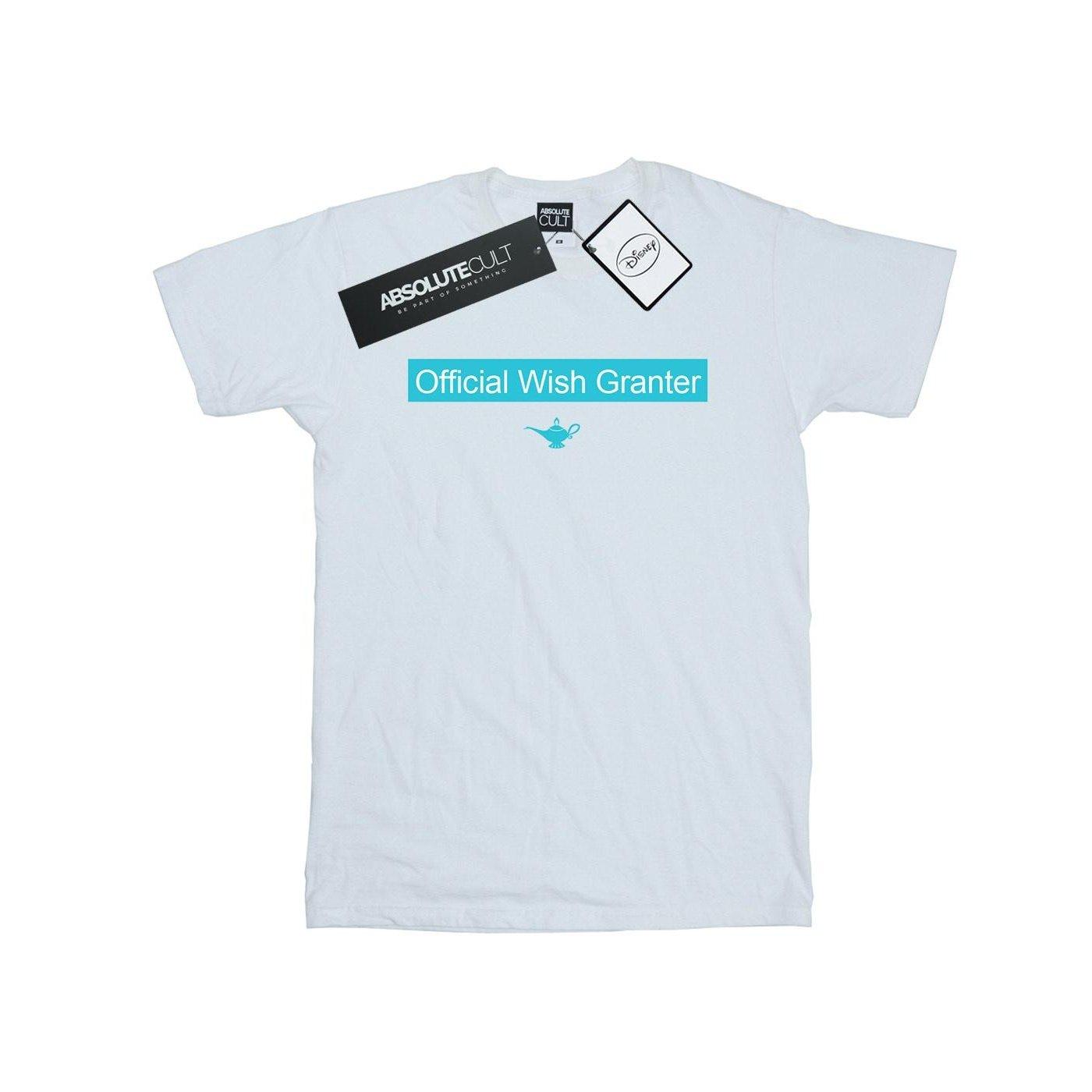 Image of Aladdin Official Wish Granter Tshirt Unisex Weiss 152-158